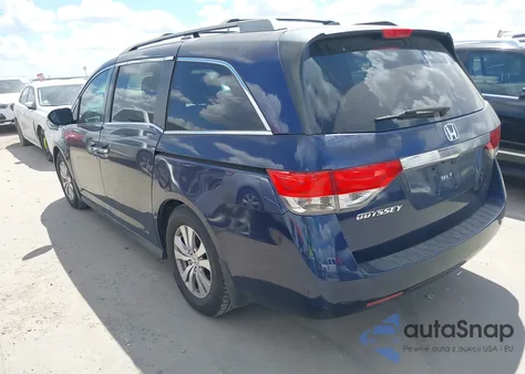 2014 Honda Odyssey Ex-L from USA, damaged, VIN 5FNRL5H67EB050634